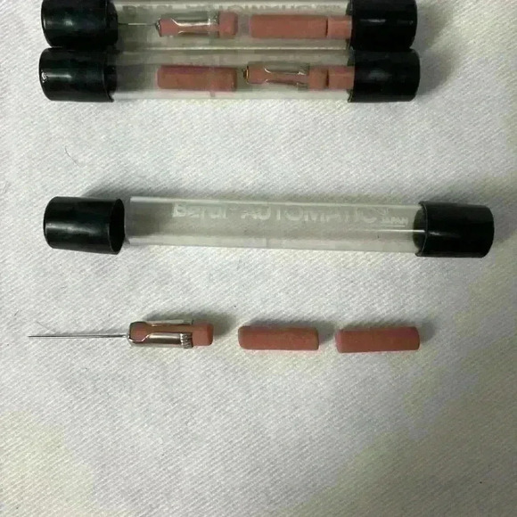 Berol Automatic Eraser Refill 3 Erasers In 1 Tube Fits Many Rotring Pencils‎ New - Picture 3 of 5